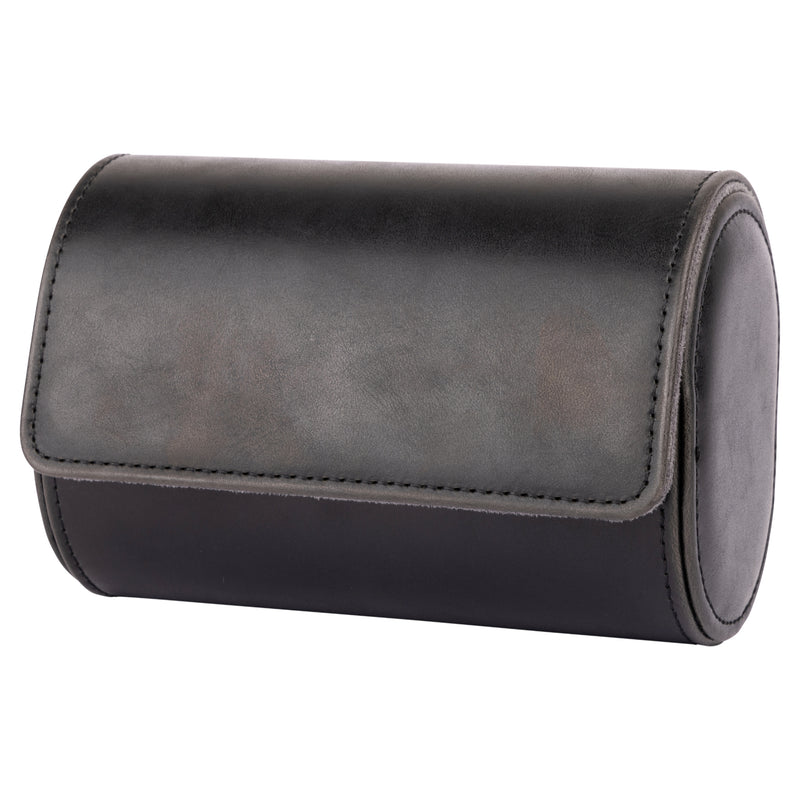 Black 2 Watch Travel Case