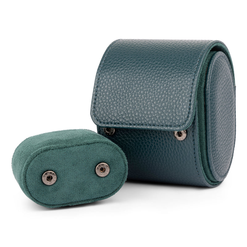 Green Watch Travel Case With Removable Pillow