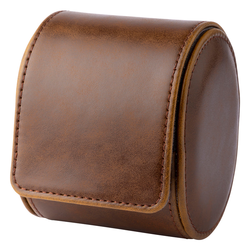 Brown Watch Travel Case