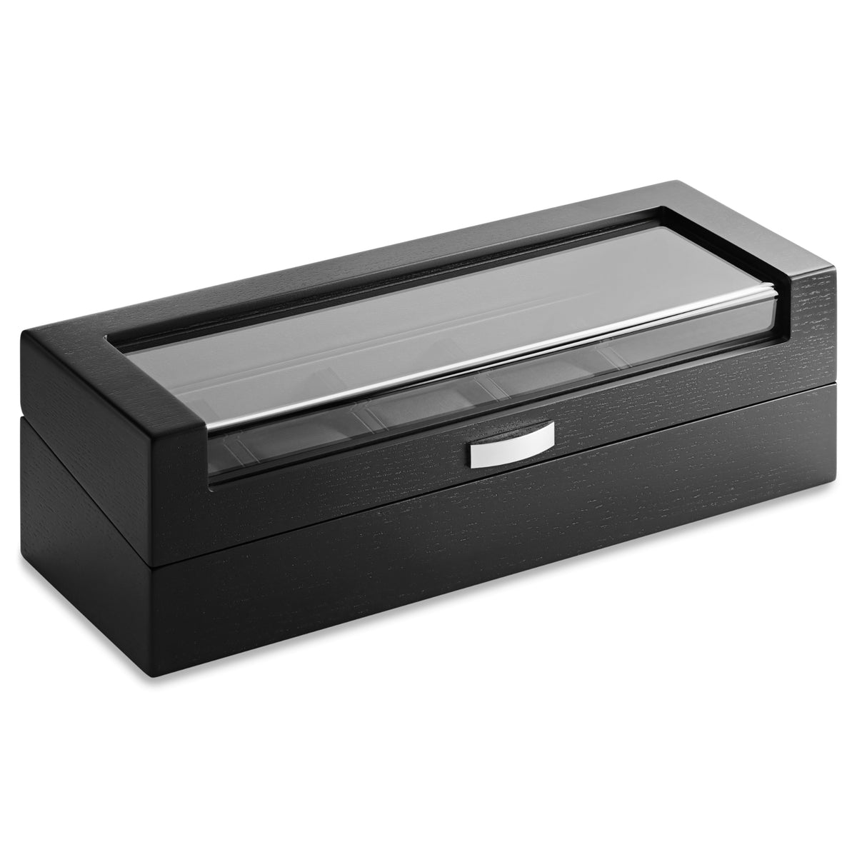 Black Display 5 Watch Box