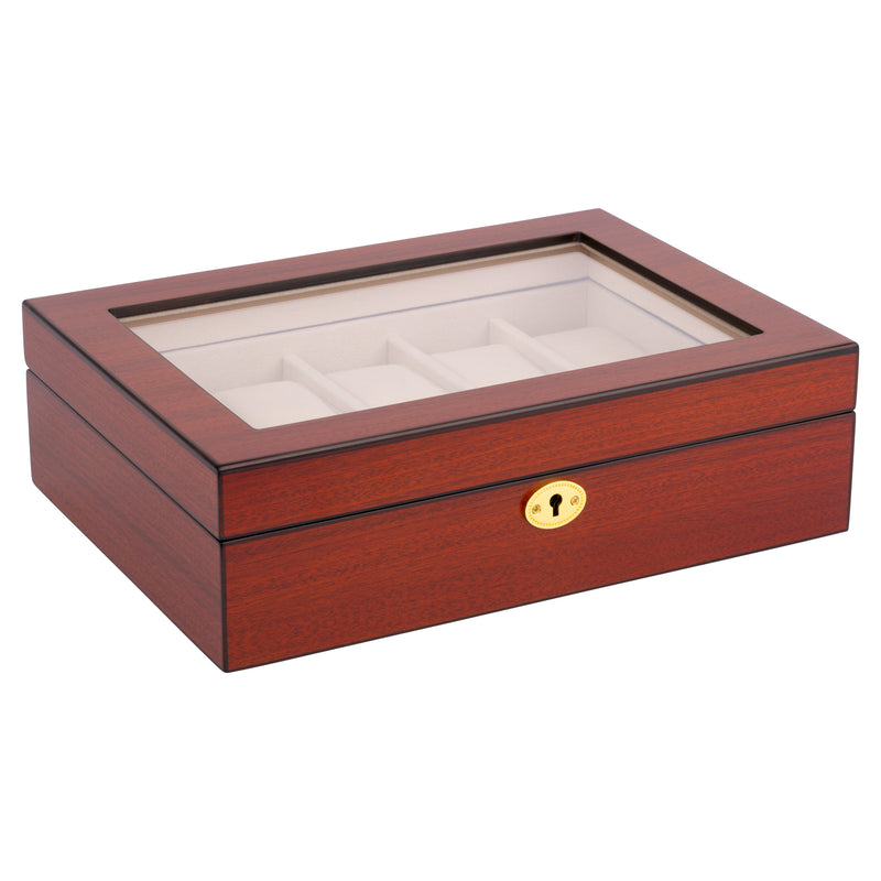 Cherry Display 10 Watch Lock Box