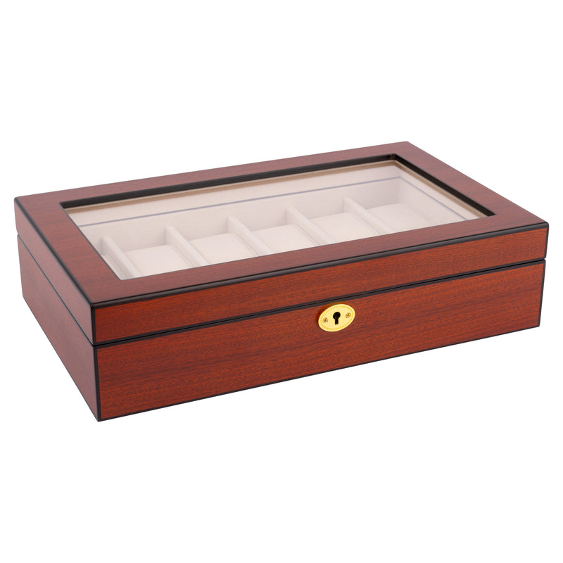 Cherry Display 12 Watch Lock Box