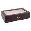 Ebony Display 12 Watch Lock Box
