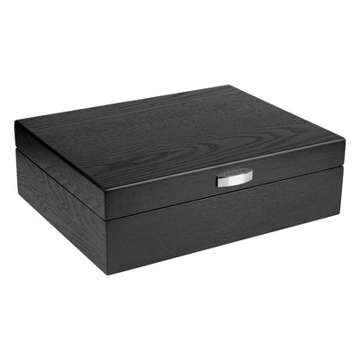 Black Wooden 8 Watch Box