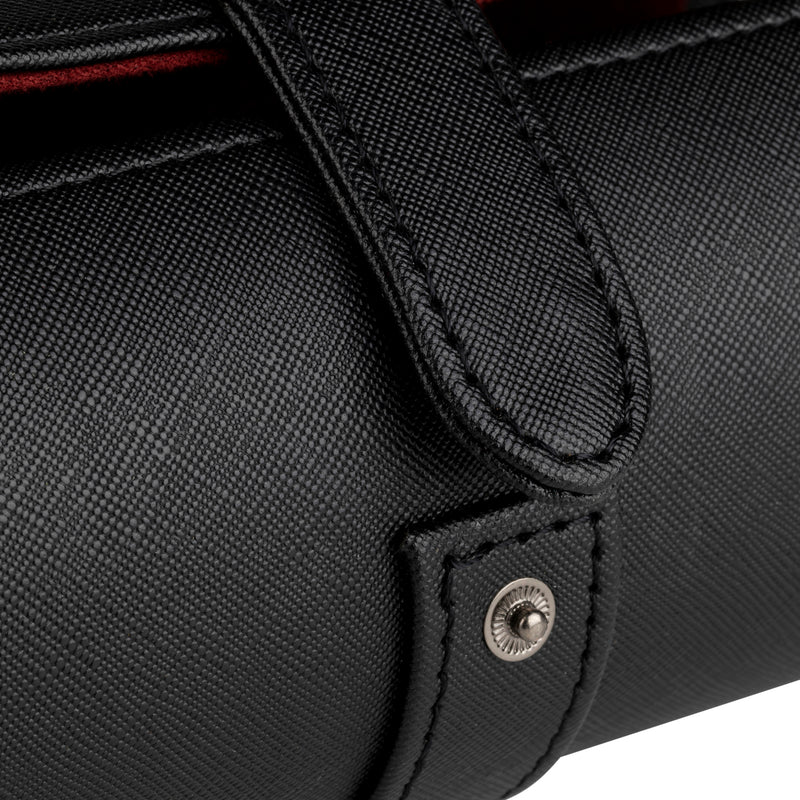 Black and Red 3 Watch Roll